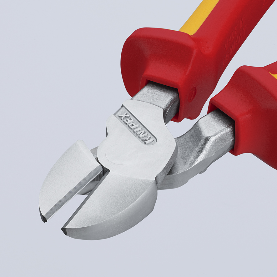 KNIPEX KNIPEX 74 06 200 SB Kraft-Seitenschneider 200 mm verchromt isoliert mit Mehrkomponenten-Hüllen, VDE-geprüft KNIPEX KNIPEX 74 06 200 SB Kraft-Seitenschneider 200 mm verchromt isoliert mit Mehrkomponenten-Hüllen, VDE-geprüft