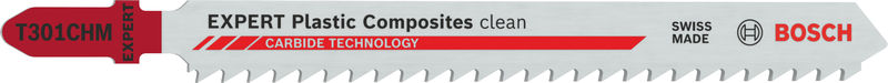 BOSCH EXPERT Plastic Composites clean T301CHM Stichsägeblatt, 3-tlg.