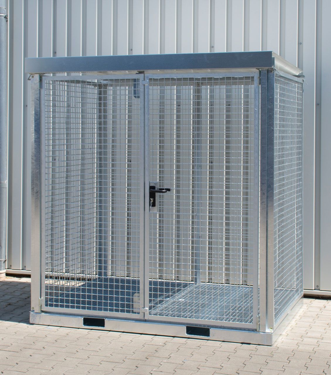 BAUER Gasflaschen-Container GFC-E/G M2, feuerverzinkt BAUER Gasflaschen-Container GFC-E/G M2, feuerverzinkt