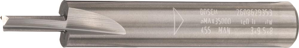 BOSCH Nutfräser Expert for Wood, Voll-Carbide, 8 mm, D1 3 mm, L 9,5 mm, G 50,7 mm