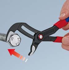 KNIPEX Wasserpumpenzange Cobra QuickSet 8722250 mit 2-Komponenten-Griffen 250mm