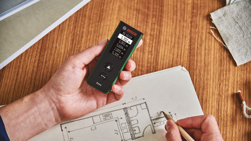 BOSCH Digitaler Laser-Entfernungsmesser Zamo Set BOSCH Digitaler Laser-Entfernungsmesser Zamo Set