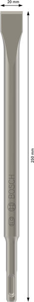 BOSCH Flachmeißel SDS plus