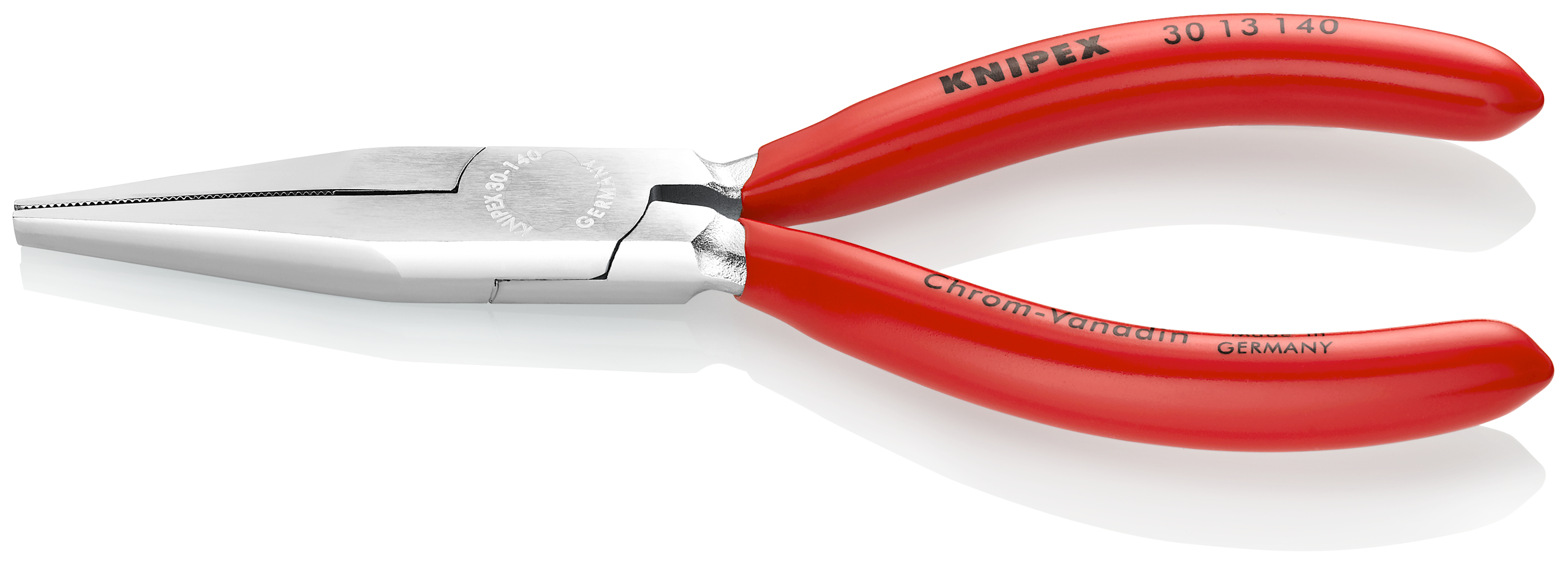 KNIPEX KNIPEX 30 13 140 Langbeckzange 140 mm verchromt mit Kunststoff überzogen