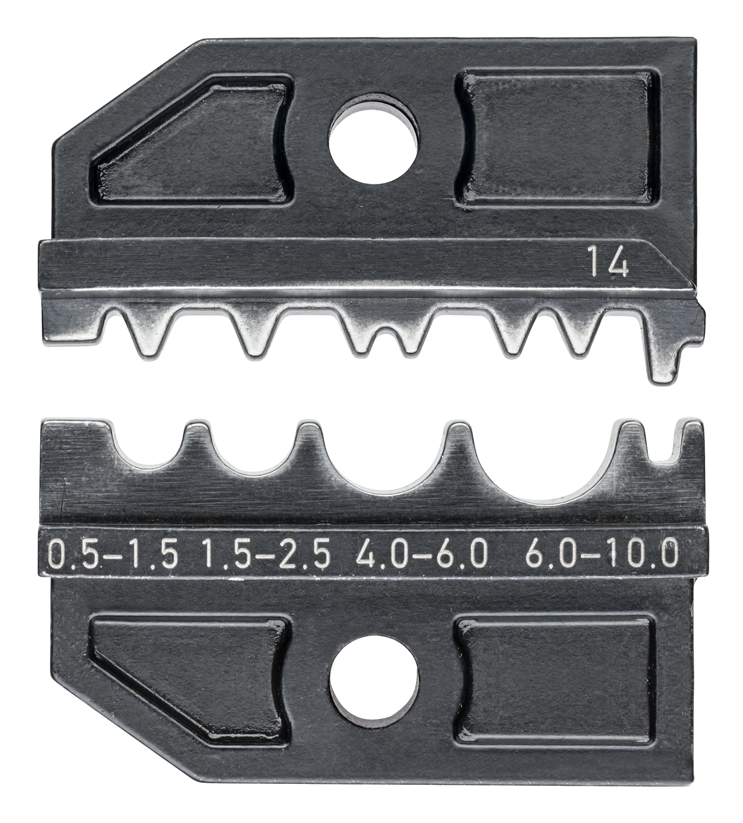 KNIPEX KNIPEX 97 49 14 Crimpeinsatz für unisolierte Rohr- und Quetschkabelschuhe sowie unisolierte Stoß- und Quetschverbinder nach DIN 46341 KNIPEX KNIPEX 97 49 14 Crimpeinsatz für unisolierte Rohr- und Quetschkabelschuhe sowie unisolierte Stoß- und Quetschverbinder nach DIN 46341