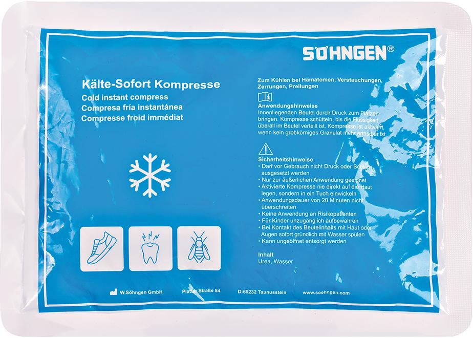 N.A. Kälte-Sofortkompresse, klein,ca. 21 x 15 cm