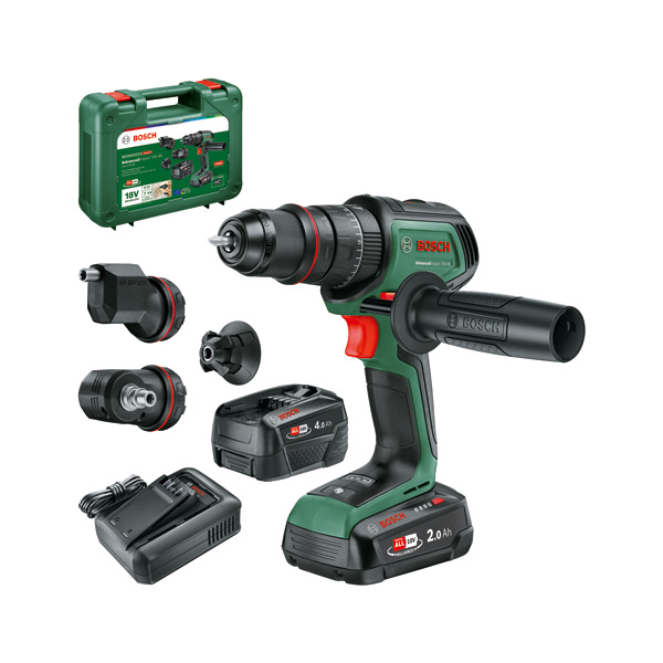 BOSCH Akku-Schlagbohrmaschine AdvancedImpact 18V-80 QuickSnap, 2 x Akku PBA 18V BOSCH Akku-Schlagbohrmaschine AdvancedImpact 18V-80 QuickSnap, 2 x Akku PBA 18V