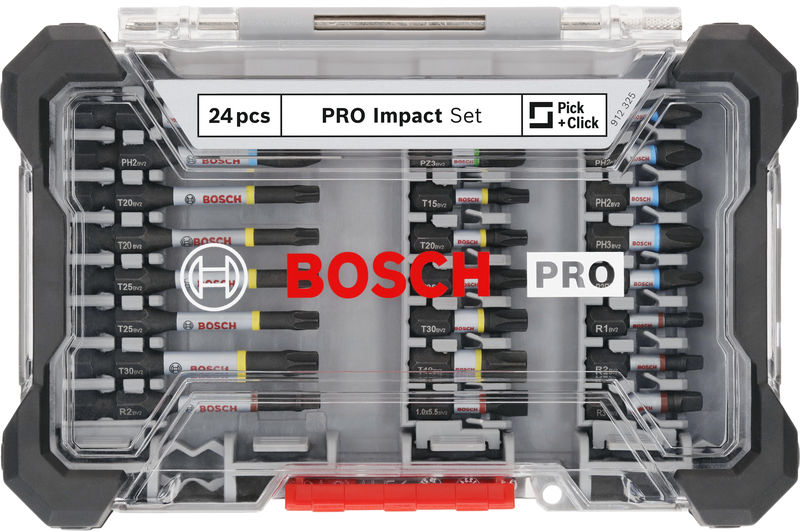 BOSCH PRO Impact Schrauberbit-Set, 24-tlg.
