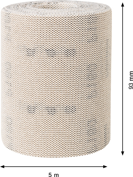 BOSCH EXPERT M480 Schleifnetzrolle, 93x5000mm, K18 BOSCH EXPERT M480 Schleifnetzrolle, 93x5000mm, K18