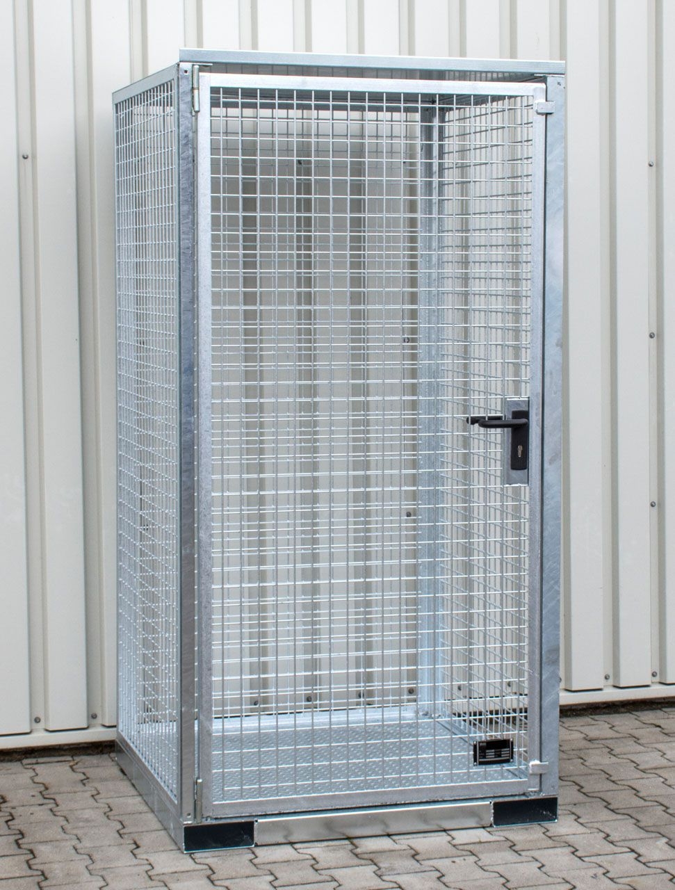 BAUER Gasflaschen-Container GFC-E/T M0, feuerverzinkt