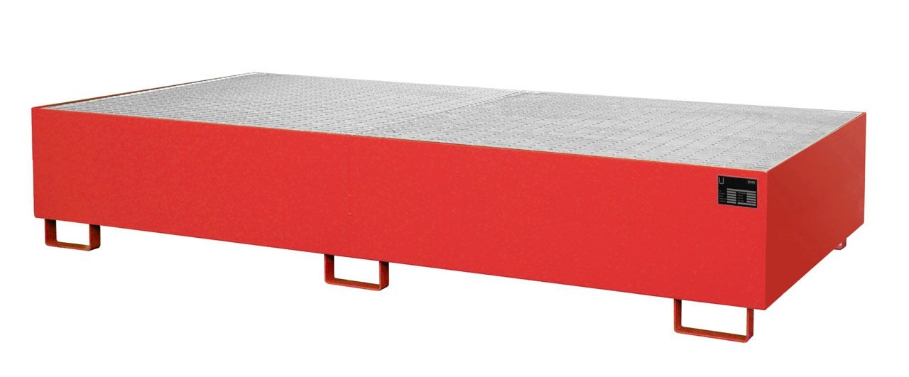 BAUER Regalwanne RW-GR 2700-3, lackiert, Feuerrot