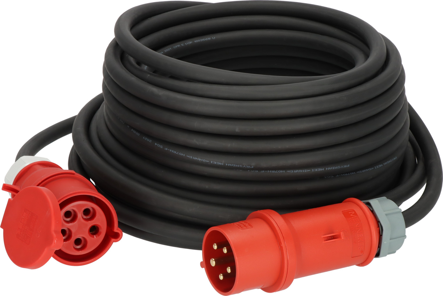 BRENNENSTUHL CEE Verlängerungskabel IP44 mit Phasenwender 10m schwarz H07RN-F 5G4,0 CEE 400V/32A