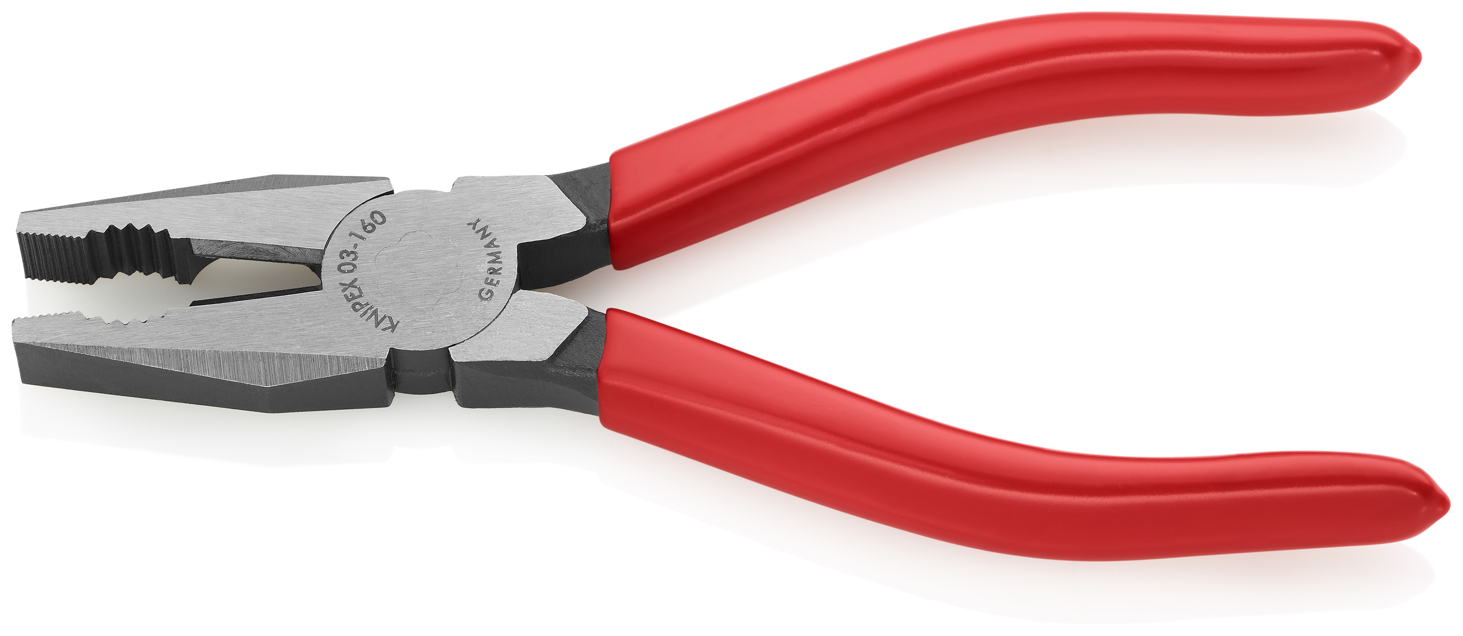 KNIPEX KNIPEX 03 01 160 Kombizange 160 mm schwarz atramentiert mit Kunststoff überzogen poliert KNIPEX KNIPEX 03 01 160 Kombizange 160 mm schwarz atramentiert mit Kunststoff überzogen poliert