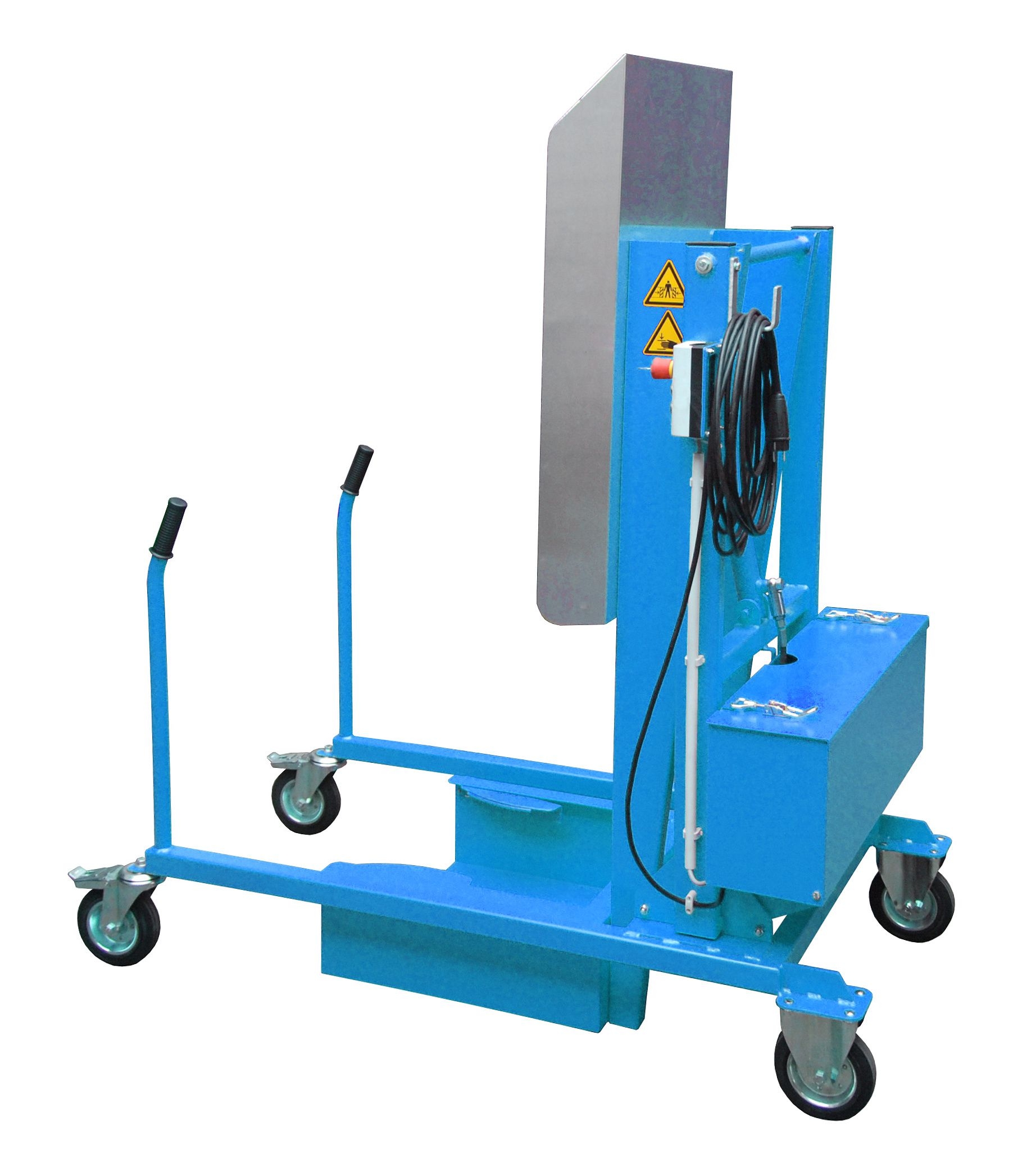 BAUER Mülltonnen-Kippstation MKS-230V, lackiert, RAL 5012 Lichtblau BAUER Mülltonnen-Kippstation MKS-230V, lackiert, RAL 5012 Lichtblau