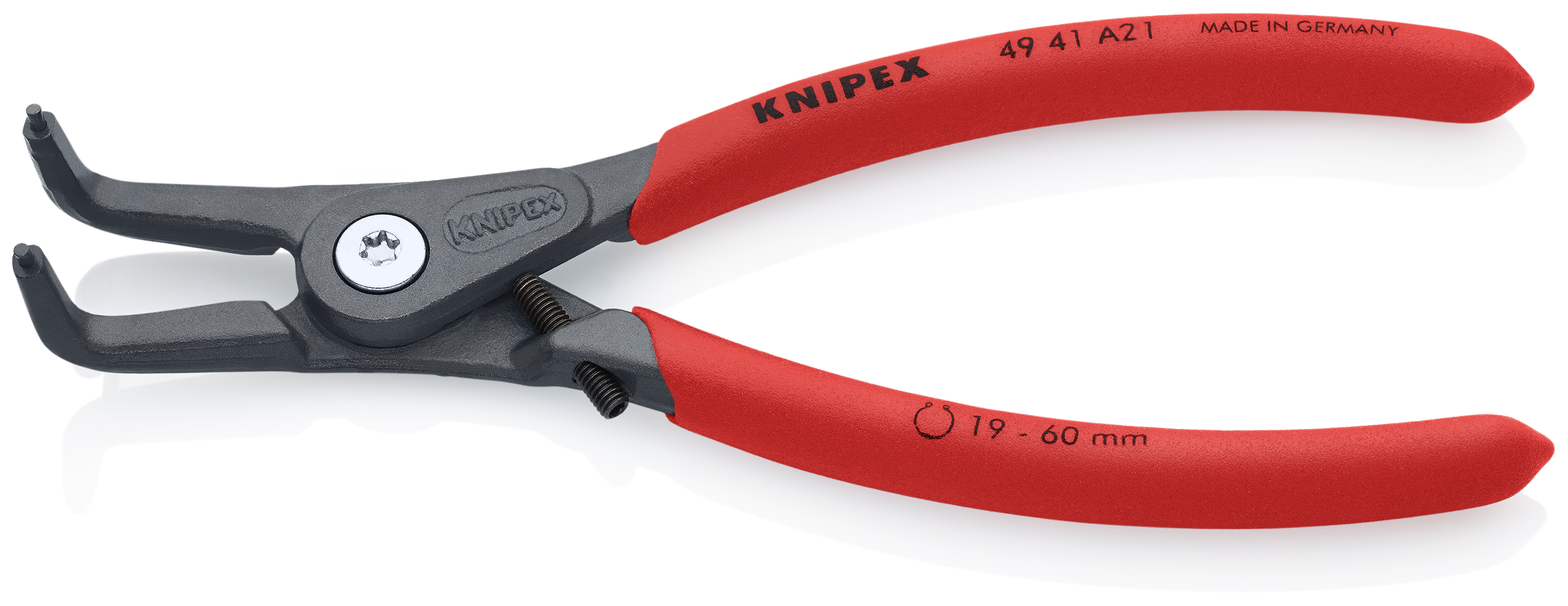 KNIPEX KNIPEX 49 41 A21 Präzisions-Sicherungsringzange für Außenringe auf Wellen 165 mm grau atramentiert mit rutschhemmendem Kunststoff überzogen KNIPEX KNIPEX 49 41 A21 Präzisions-Sicherungsringzange für Außenringe auf Wellen 165 mm grau atramentiert mit rutschhemmendem Kunststoff überzogen