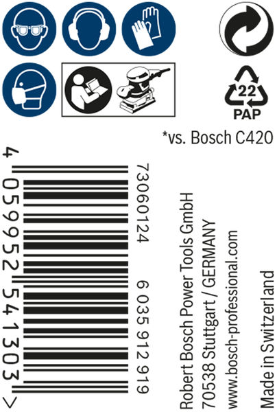 BOSCH EXPERT M480 Schleifnetzrolle, 115x5000mm, K320 BOSCH EXPERT M480 Schleifnetzrolle, 115x5000mm, K320