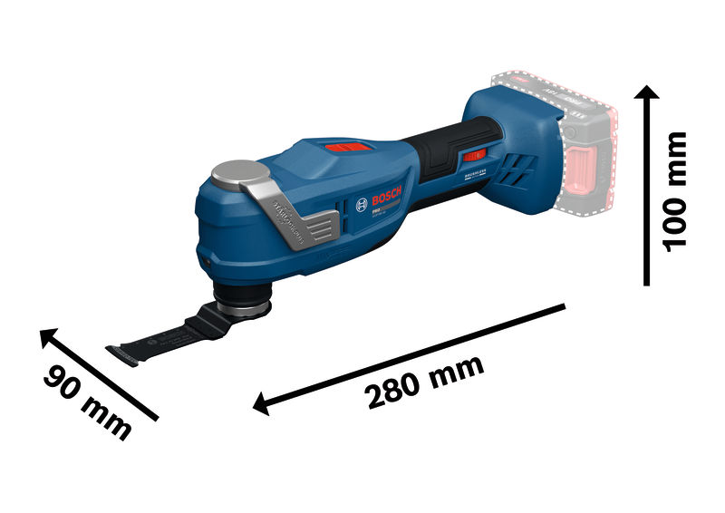 BOSCH Akku-Multifunktionswerkzeug GOP 18V-30