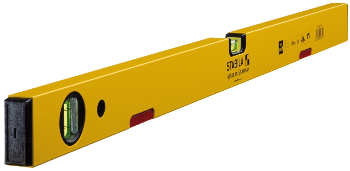 STABILA Magnet-Wasserwaage Type 70 M, 80 cm, leichtes Alu-Profil, starkes Seltenerd-Magnetsystem, 1 Horizontal-Libelle, 1 Vertikal-Libelle, Made in Germany STABILA Magnet-Wasserwaage Type 70 M, 80 cm, leichtes Alu-Profil, starkes Seltenerd-Magnetsystem, 1 Horizontal-Libelle, 1 Vertikal-Libelle, Made in Germany