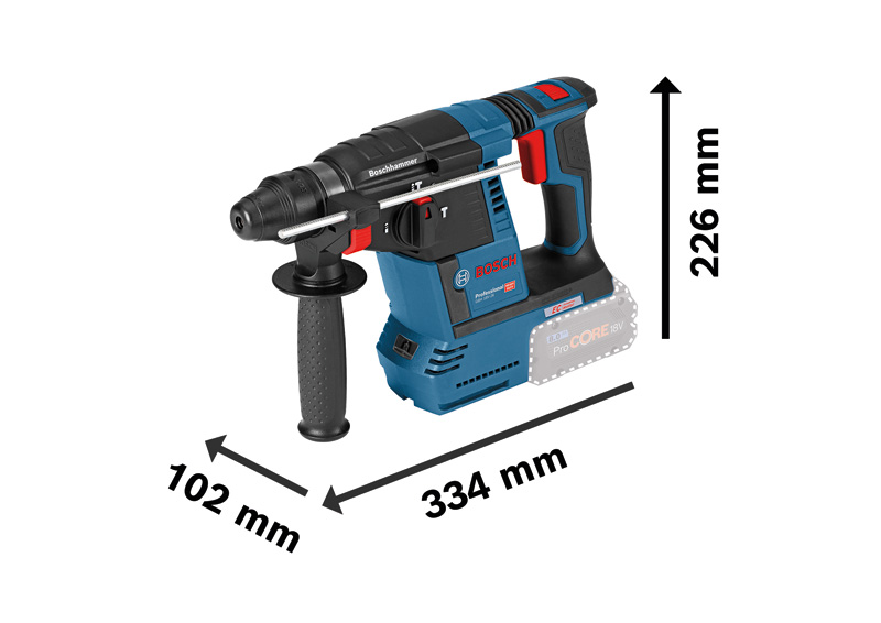 BOSCH Akku-Bohrhammer GBH 18V-26 in L-BOXX BOSCH Akku-Bohrhammer GBH 18V-26 in L-BOXX