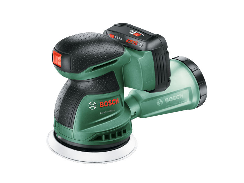 BOSCH Akku-Exzenterschleifer EasyOrbit 18V-10, 1 x Akku PBA 18V 2.0Ah BOSCH Akku-Exzenterschleifer EasyOrbit 18V-10, 1 x Akku PBA 18V 2.0Ah