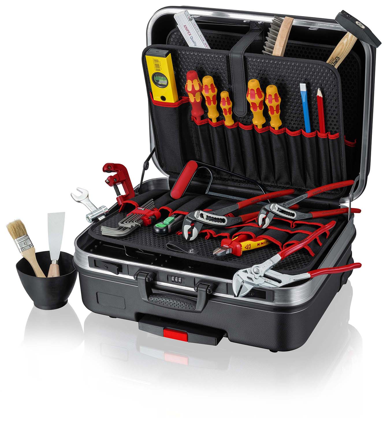 KNIPEX KNIPEX 00 21 06 HK S Werkzeugkoffer „BIG Basic Move" Sanitär 31-teilig 515 mm KNIPEX KNIPEX 00 21 06 HK S Werkzeugkoffer „BIG Basic Move" Sanitär 31-teilig 515 mm