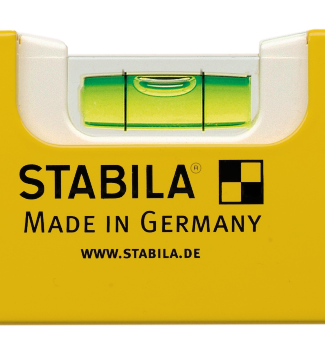 STABILA Torpedo-Wasserwaage Type 70 T, 25 cm, leichtes Alu-Profil, 1 Horizontal-Libelle, 1 Vertikal-Libelle, Made in Germany