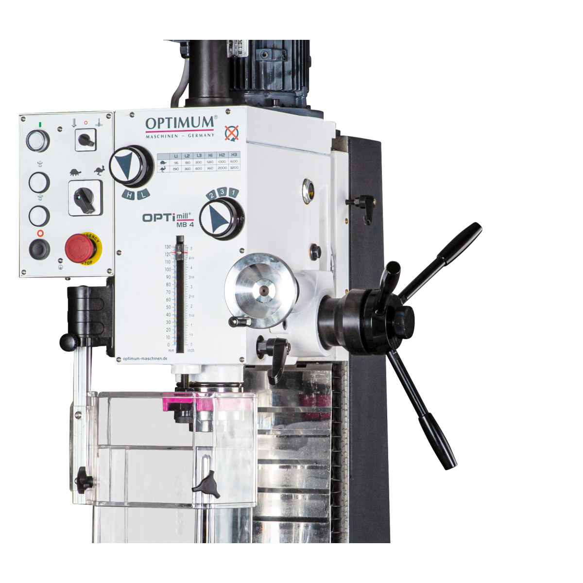 STÜRMER Präzisions-Bohr-Fräsmaschine Optimum OPTImill MB 4