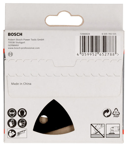 BOSCH Schleiftellerschoner, 93 x 93 mm, 2x