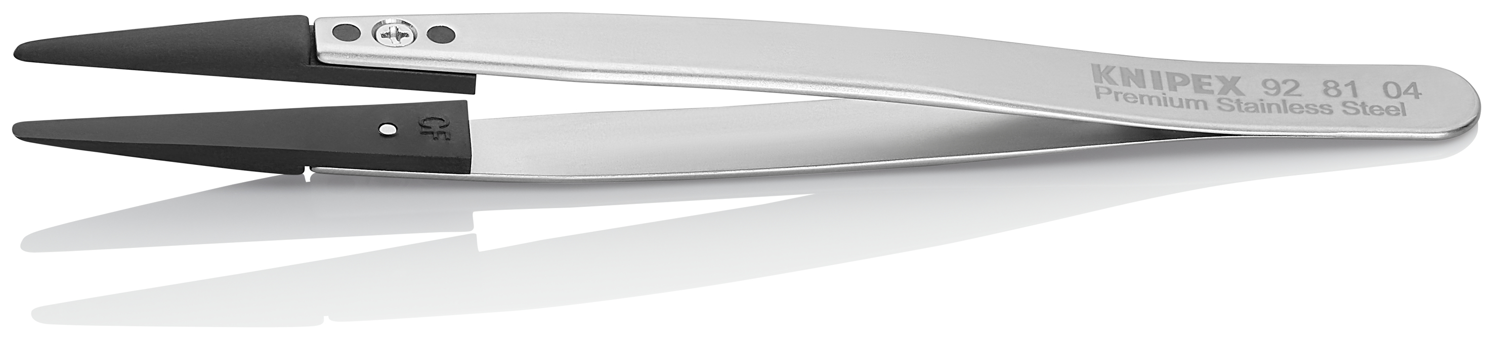 KNIPEX KNIPEX 92 81 04 Pinzette mit Wechselspitzen ESD 130 mm Glatt KNIPEX KNIPEX 92 81 04 Pinzette mit Wechselspitzen ESD 130 mm Glatt