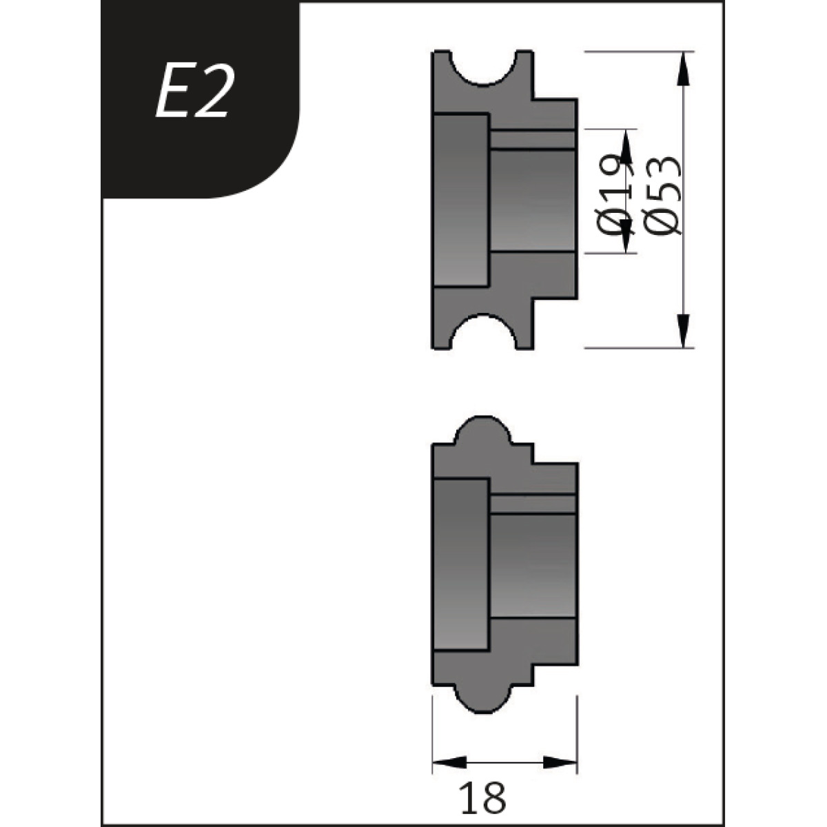 METALLKRAFT Biegerollen Biegerollen Typ E2 - SBM 110
