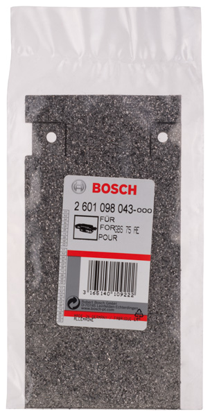 BOSCH Feinschleifplatte für Bandschleifer, für GBS 75 AE/AE Set BOSCH Feinschleifplatte für Bandschleifer, für GBS 75 AE/AE Set
