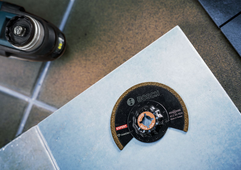 BOSCH EXPERT Grout Segment Blade ACZ 85 RD4 Blatt für Multifunktionswerkzeuge, 85 mm, 10 Stück