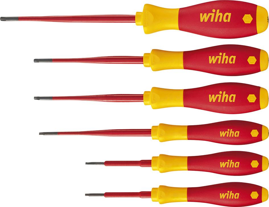 WIHA Schraubendreher Set SoftFinish electric slimFix TORX 6-tlg. WIHA Schraubendreher Set SoftFinish electric slimFix TORX 6-tlg.