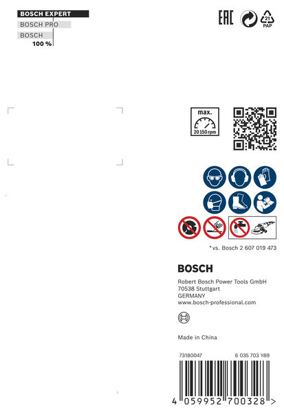 BOSCH EXPERT Hard Ceramic Diamanttrennscheibe, 76x1,5x10 mm