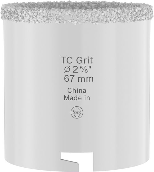 BOSCH Brick and Soft Tile Lochsäge mit Aufsteckhalter, 67 x 60 mm