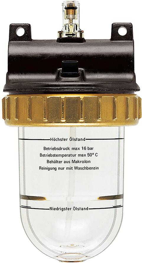 EWO Druckluftnebelöler BR Standard, G3/4" DN20, BG 55, PC-Behälter, EWO