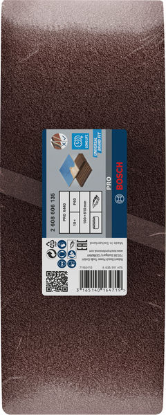 BOSCH PRO X440 Schleifband, 100 x 610 mm, 60, 10-tlg. BOSCH PRO X440 Schleifband, 100 x 610 mm, 60, 10-tlg.