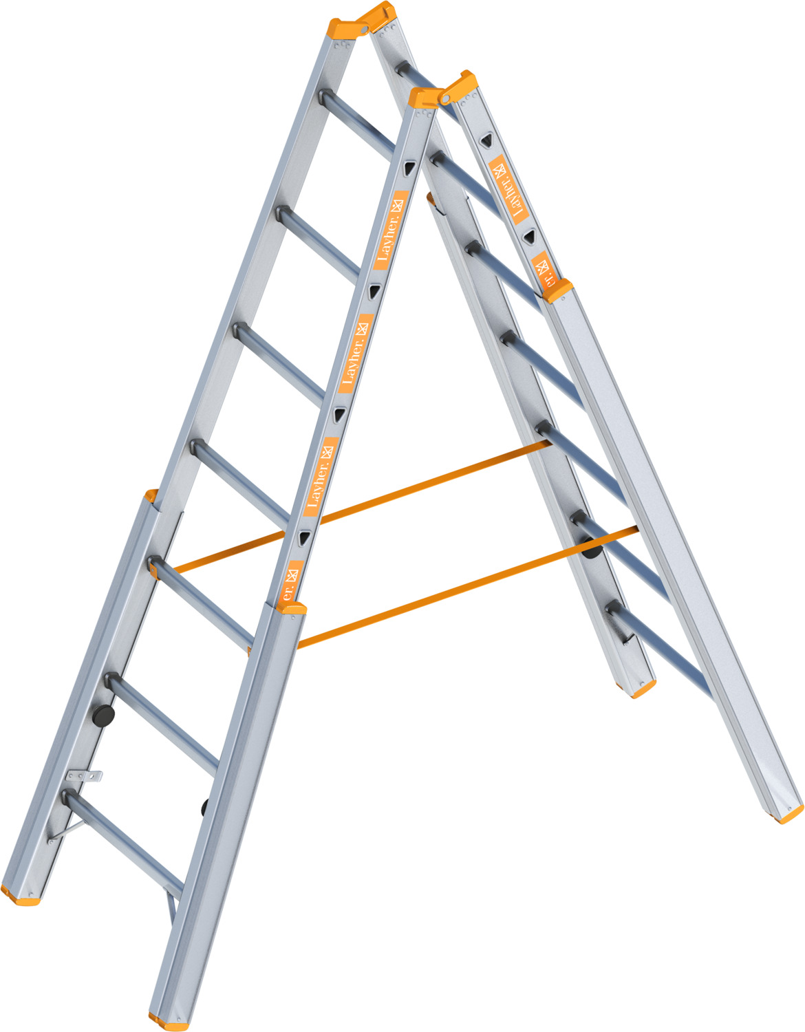 LAYHER Treppenstehleiter TOPIC 1061 LAYHER Treppenstehleiter TOPIC 1061