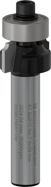 BOSCH PRO Abrundfräser, R 1,6, Schaft 8 mm BOSCH PRO Abrundfräser, R 1,6, Schaft 8 mm