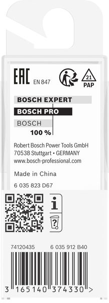 BOSCH PRO Hohlkehlfräser, R 3,2, Schaft 6 mm BOSCH PRO Hohlkehlfräser, R 3,2, Schaft 6 mm