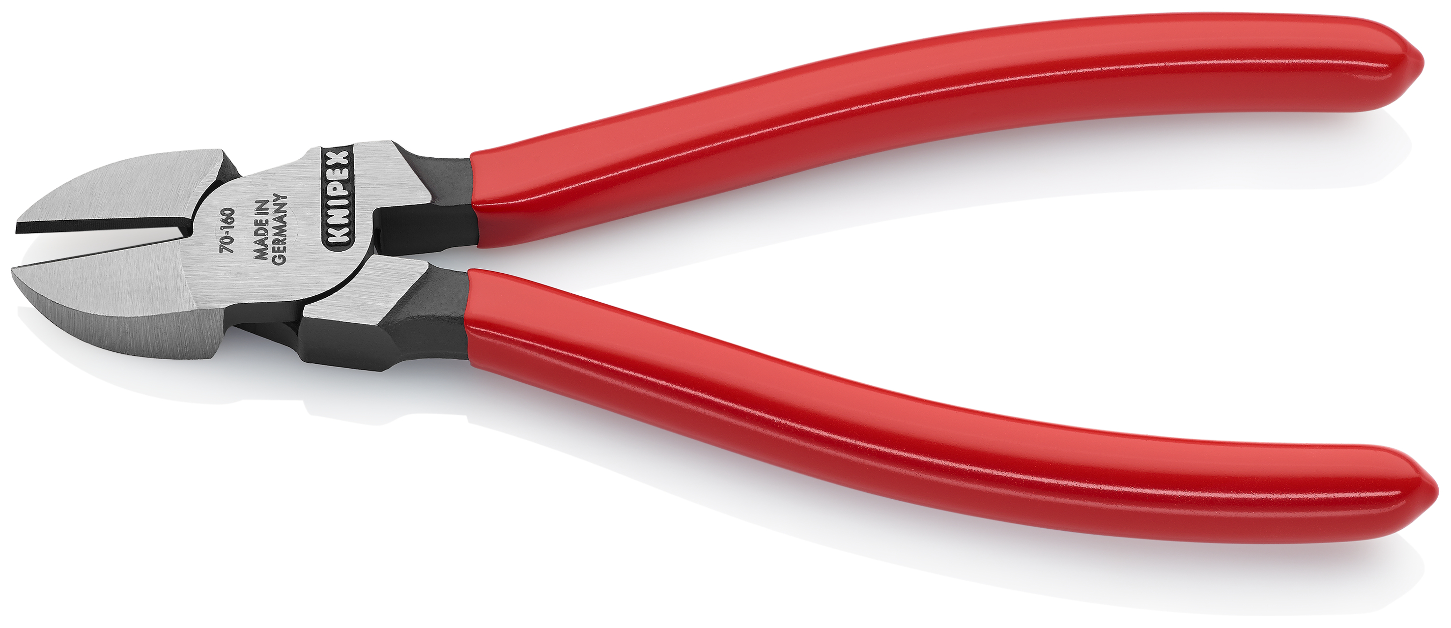 KNIPEX KNIPEX 70 01 160 Seitenschneider 160 mm schwarz atramentiert mit Kunststoff überzogen poliert KNIPEX KNIPEX 70 01 160 Seitenschneider 160 mm schwarz atramentiert mit Kunststoff überzogen poliert