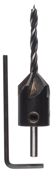 BOSCH Holzspiralbohrer mit 90°-Senker, 4 mm, 16 mm
