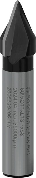 BOSCH PRO V-Nutfräser, 60° x Ø 11, Schaft 8 mm BOSCH PRO V-Nutfräser, 60° x Ø 11, Schaft 8 mm