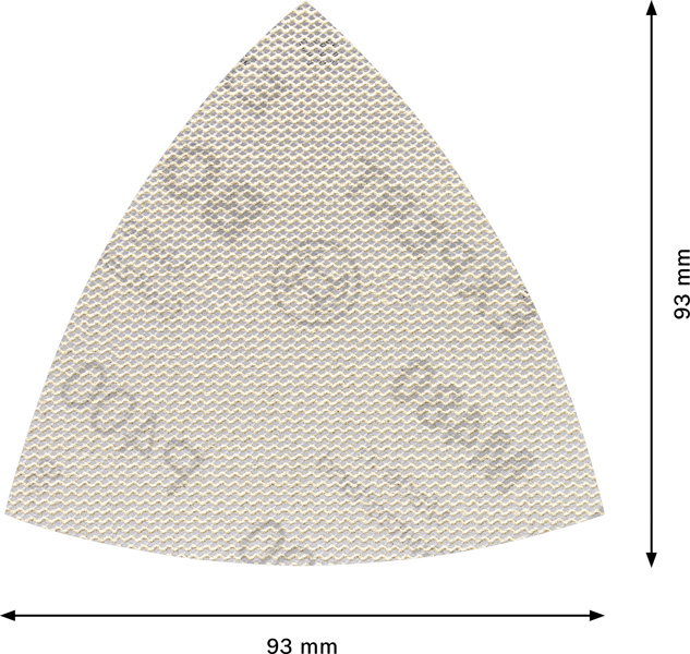 BOSCH EXPERT M480 Schleifnetz, 93x93mm, K400, 5-tlg.