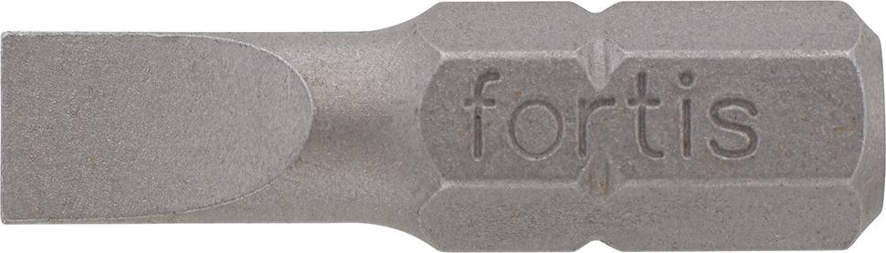 FORTIS Bit zähhart 1/4" DIN3126 C6,3 Schlitz 4,5x0,6x25mm 10er Pack