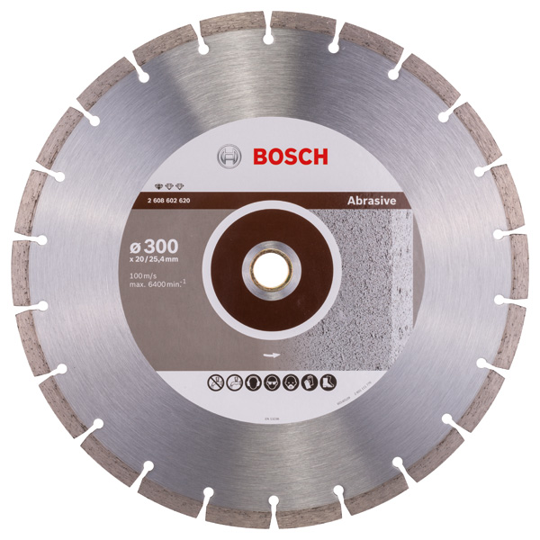 BOSCH Diamanttrennscheibe Standard for Abrasive, 300 x 20,00/25,40 x 2,8 x 10 mm BOSCH Diamanttrennscheibe Standard for Abrasive, 300 x 20,00/25,40 x 2,8 x 10 mm