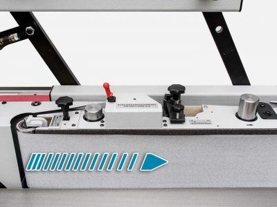 KÜNDIG Kantenschleifmaschine für lackierte Kanten Typ FLASH KÜNDIG Kantenschleifmaschine für lackierte Kanten Typ FLASH