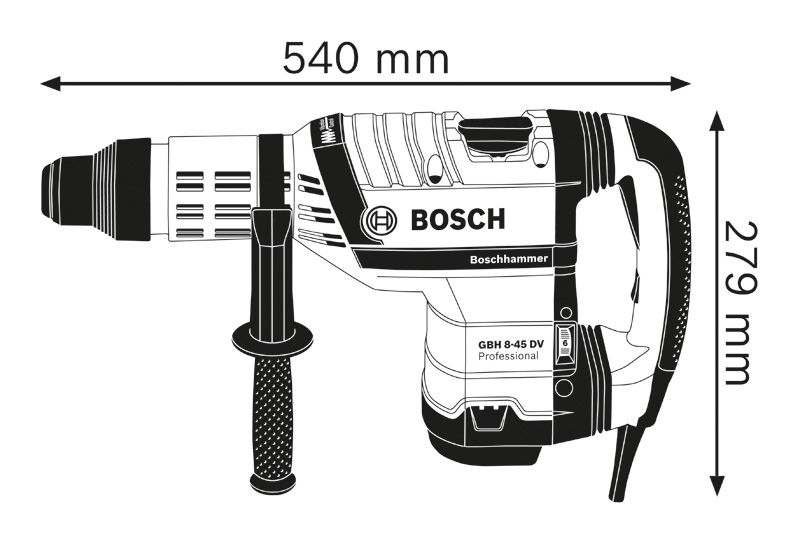 BOSCH Bohrhammer GBH 8-45 DV BOSCH Bohrhammer GBH 8-45 DV
