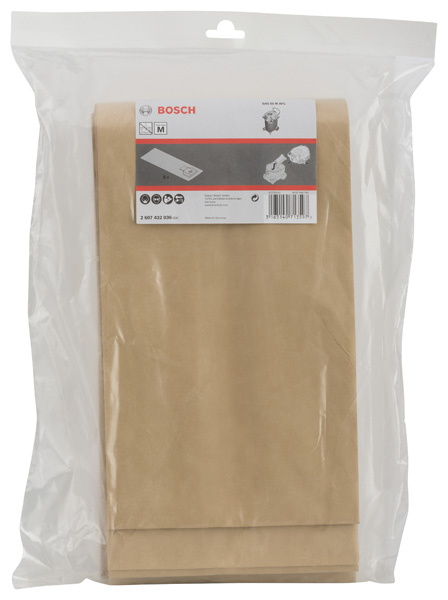 BOSCH Papierfilterbeutel für GAS 55 M AFC Professional