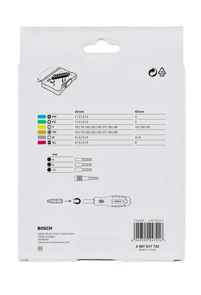 BOSCH Extra Hard Schrauberbit-Set, 44+1-tlg. BOSCH Extra Hard Schrauberbit-Set, 44+1-tlg.